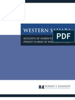 Report About Western Sahara (RFK Center, Robert F. Kennedy Center For Justice & Human Rights)