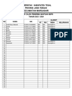 Daftar Calon Penerima Bantuan BSPS 2023