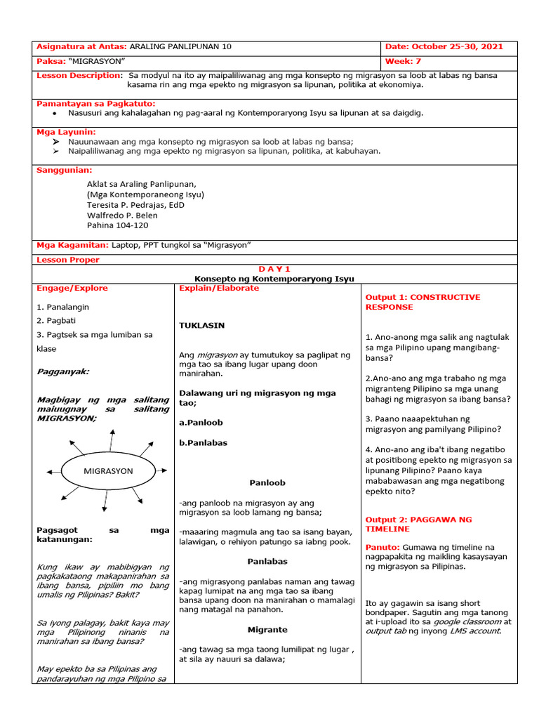 Week 7 Day 1 And Day 2 Pdf