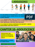 ADOLOSCENCE Chap 10