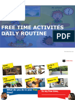 Daily Routines - Present Simple