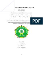 Laporan Hasil Praktek Kerja Industri