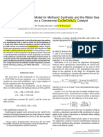 Bussche Froment 1996. A steady-state kinetic model for methanol dynthesis and the water gas shift reaction on a commercial Cu-ZnO-Al2O3 catalyst