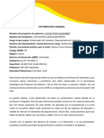 Programa de Gobierno Lucho Por Casanare