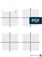 Cartesian Plane Print Out For