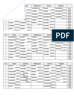 Horarios 1° TT 2020