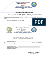 certificate-of-appearance