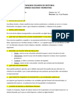 Cuestionario Examen de Historia Primero de Bachillerato, Hecho Por Francis Chacón