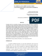 A Educação Ambiental Nos Currículos Dos Cursos Organizacionais