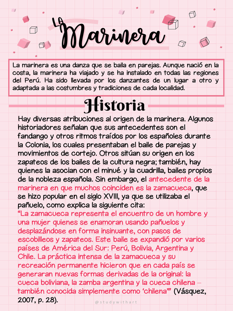 La marinera | PDF | Bailes