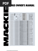 Manual MACKIE 32.8