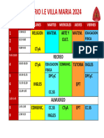 Horario 2024