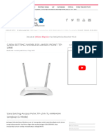 Cara Setting Wireless Akses Point TP-Link