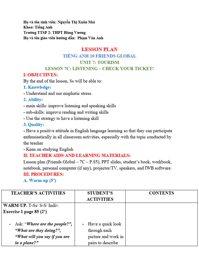 Unit 7 Listening Pdf Human Communication Learning
