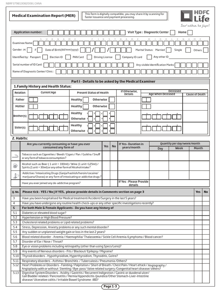 HDFC Mer | PDF | Blood Pressure | Identity Document