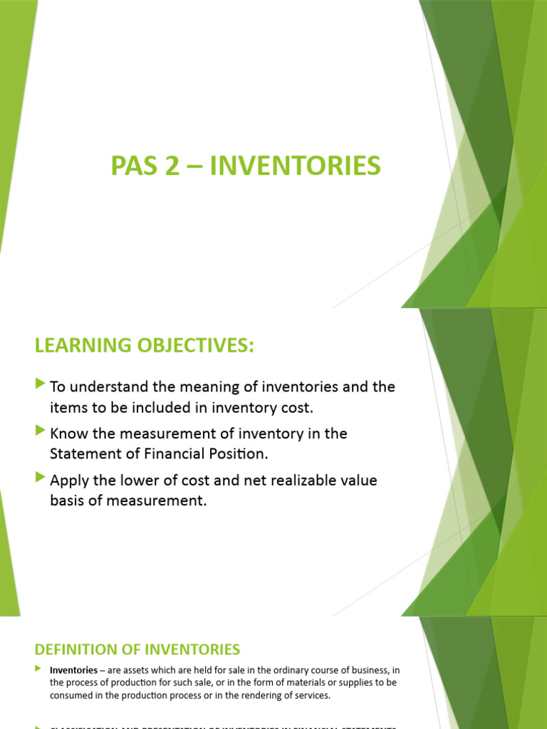 Conceptual Framework_Inventories | PDF | Inventory | Cost Of Goods Sold