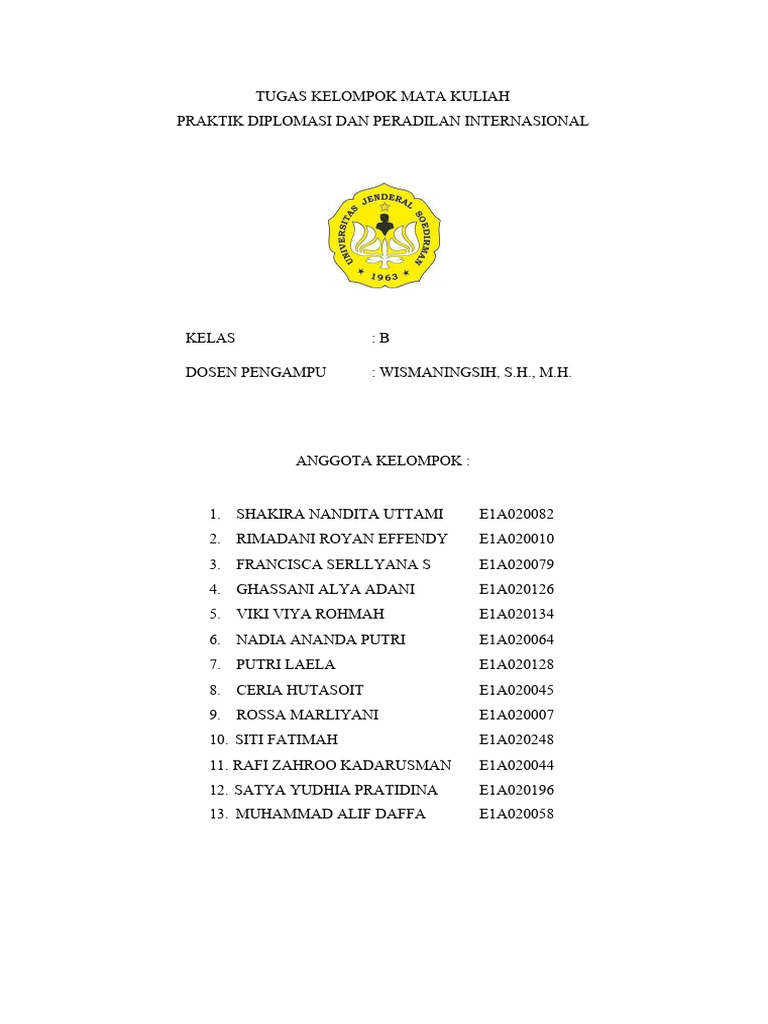 Template PLKH Diplomasi | PDF