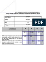 Matriz 1 Semestre - Tecnología - 4° Año A - 2024