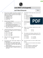 D and F Block Elements - DPP 01 (Of Lec-02) - Yakeen 2.0 2024 (Legend)