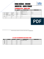 Agenda Diária - Ensino Fundamental - Anos Finais