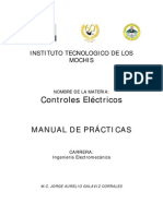 Controles Eléctricos - Manual de prácticas