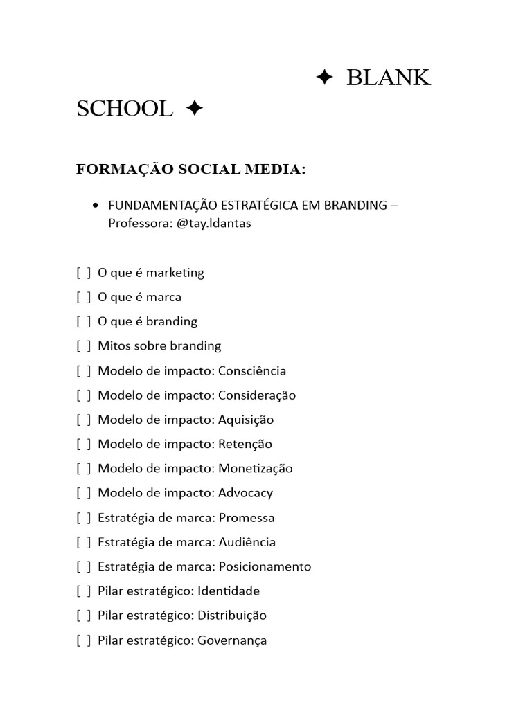 Blank School Pad