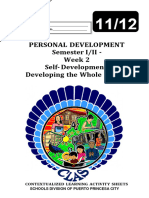 CORE 11 12 Personal Development q0 CLAS2 Week2 Developing The Whole Person 2 RHEA ANN NAVILLA