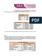 Tarea 5, Presupuestos