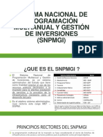 Presentación - SNPMGI - (Invierte - Pe)