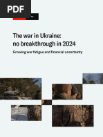 The War in Ukraine. No Breakthrough in 2024