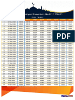 Jadwal Imsyak