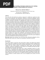 Static Equivalent Modeling of Dynamic Seismic Forces For Realizing Earthquake-Resistant Spatial Truss Structures