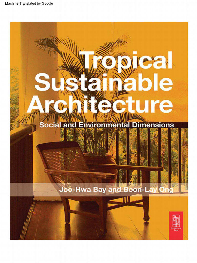 Tropical Sustainable Architecture Translate | PDF