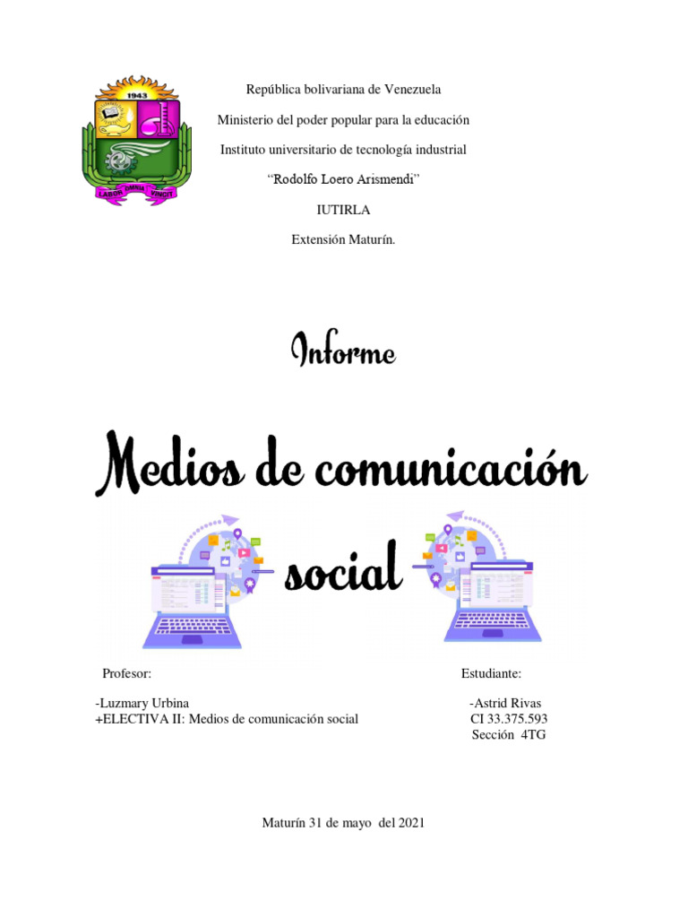 Medios de Comunicación Social PDF Radio Medios de comunicación en