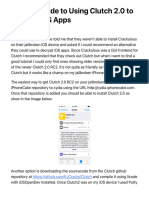 A Quick Guide To Using Clutch 2.0 To Decrypt iOS Apps PDF