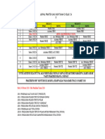 Jadwal Praktek Kelas C & D