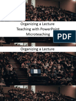 Organizing A Lecture