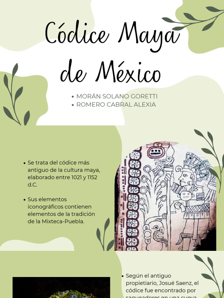 Códice Grolier: El más antiguo maya | PDF | Pueblos mayas | Mesoamérica