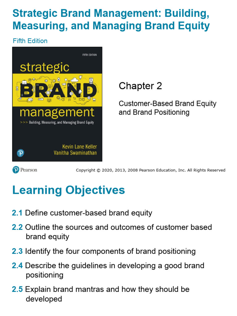 Chapter02 Customer Based Brand Equity And Brand Positioning Pdf