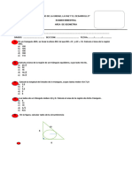 Examen Bimestral de Geometria 2do Secundaria 19 Diciembre