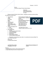 Surat Permohonan Perluasan Gudang Obat BMP