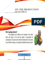 Calculate The Production Input and Output