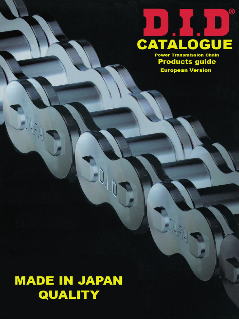 D.I.D Industrial Chain Catalogue | PDF