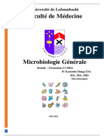 MICROBIOLOGIE GENERALE - PR Eric, Bacteriologie Et Mycologie