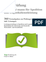 Spedition Logistikdienstleistung Leseprobe