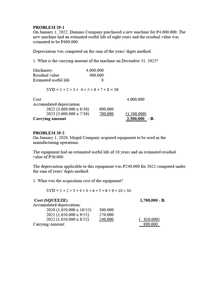 Depreciation2 Pdf Depreciation Expense