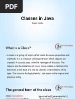 Classes in Java