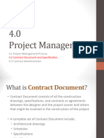 Chapter4.2 - Contract Document and Specification