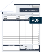 Modelo Factura Proforma Excel2016