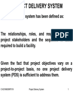 Topic 2 Project Delivery System